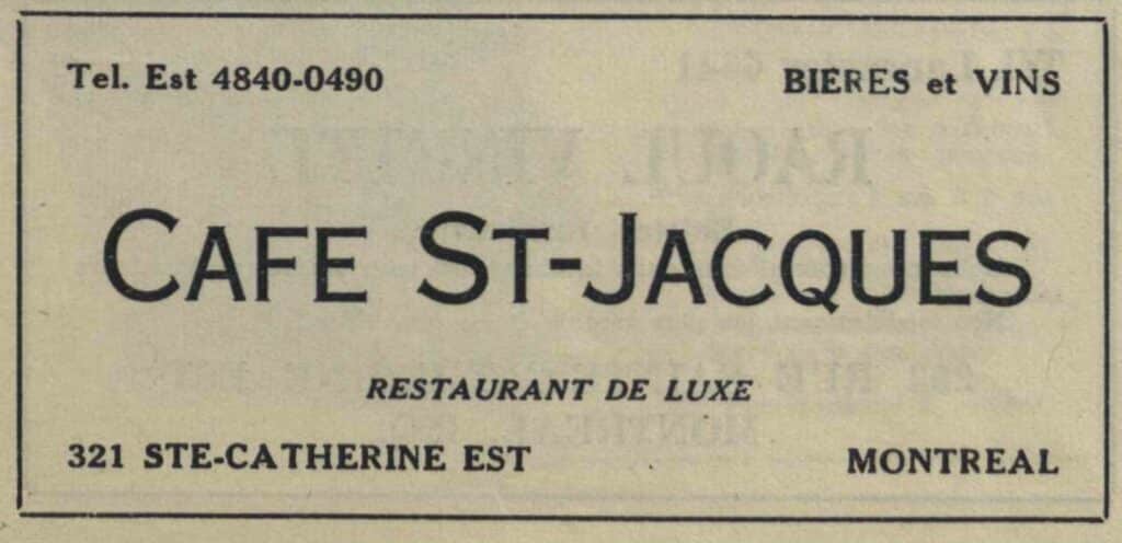 CAFÉ ST-JACQUES