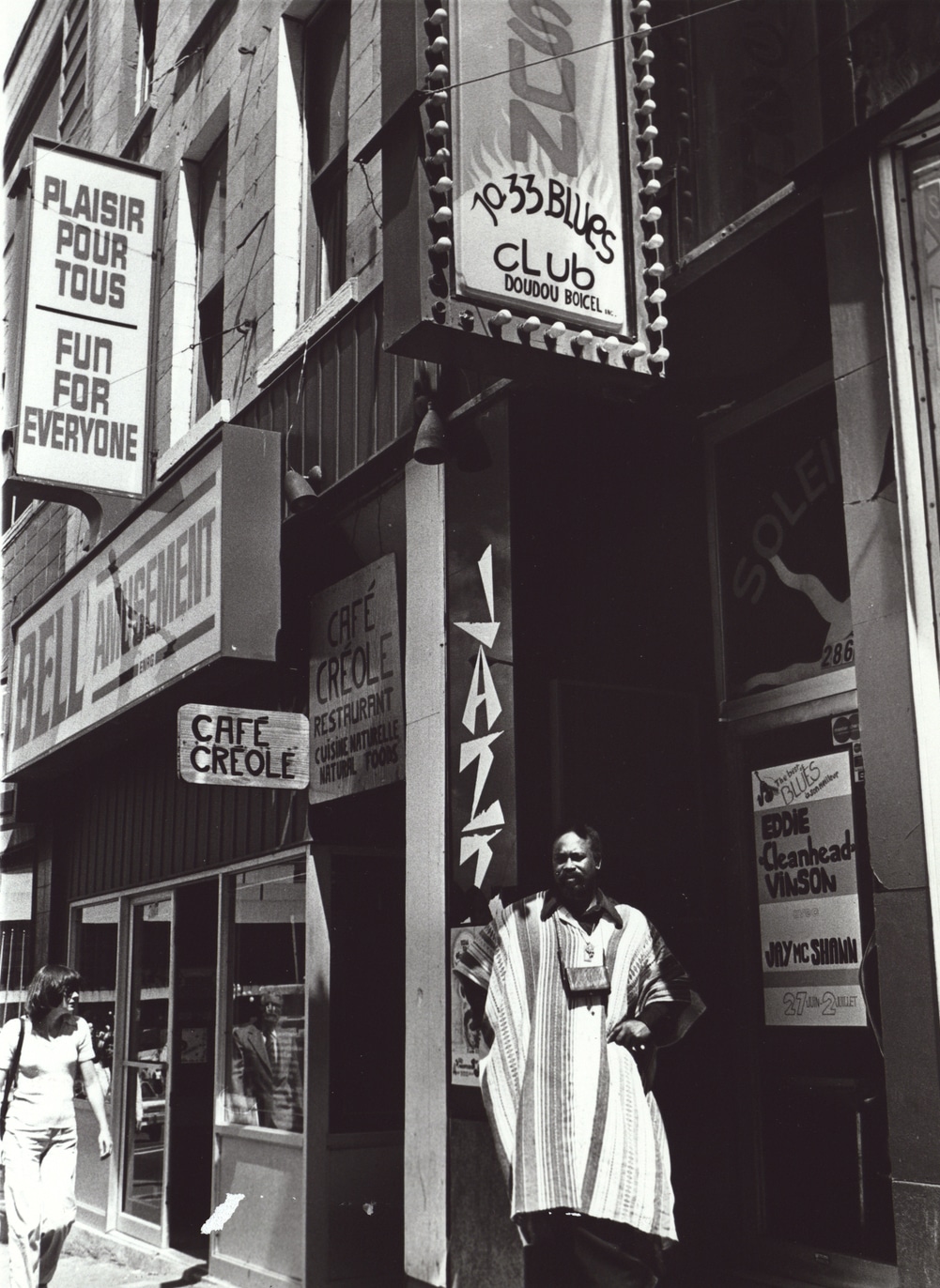 Rising Sun Celebrity Jazz Club (Montréal) — affiche/ façade (illustrer)