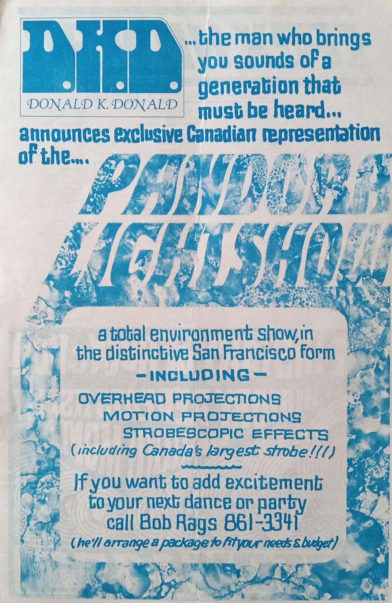 Poster — Pandora Light Show