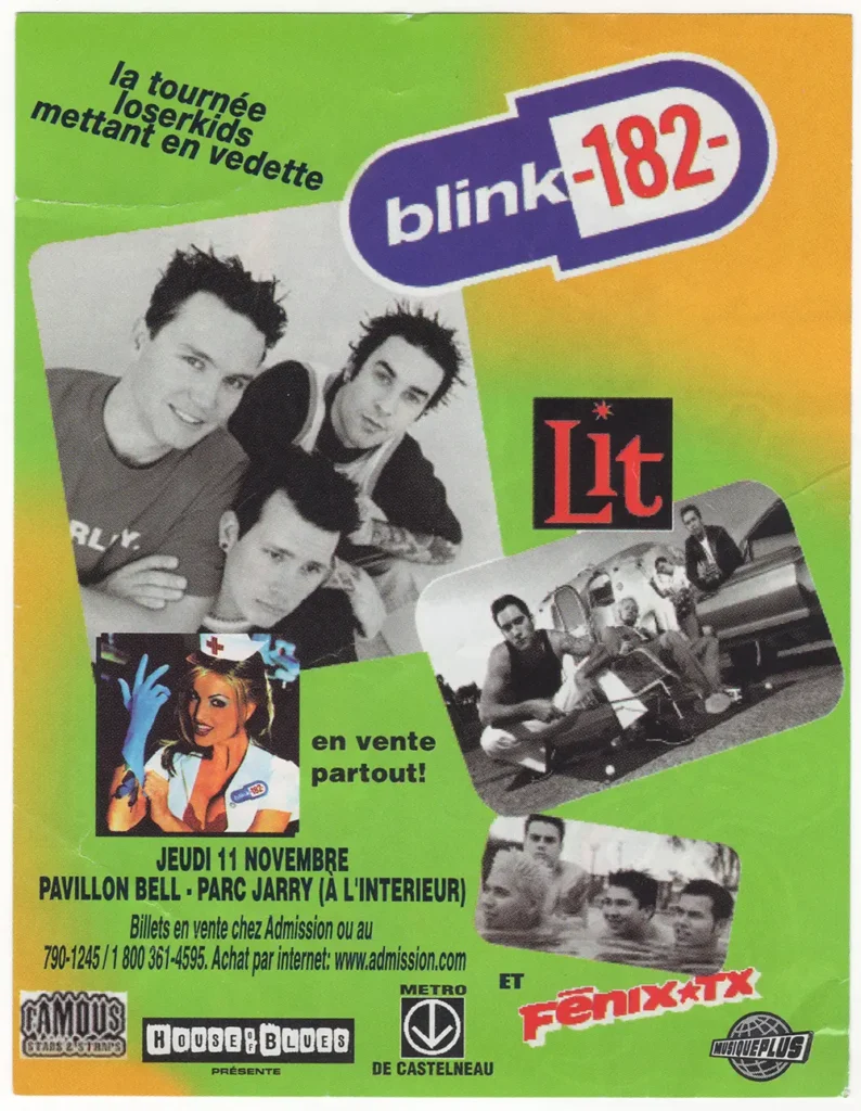 BLINK-182 LIT FENIX TX