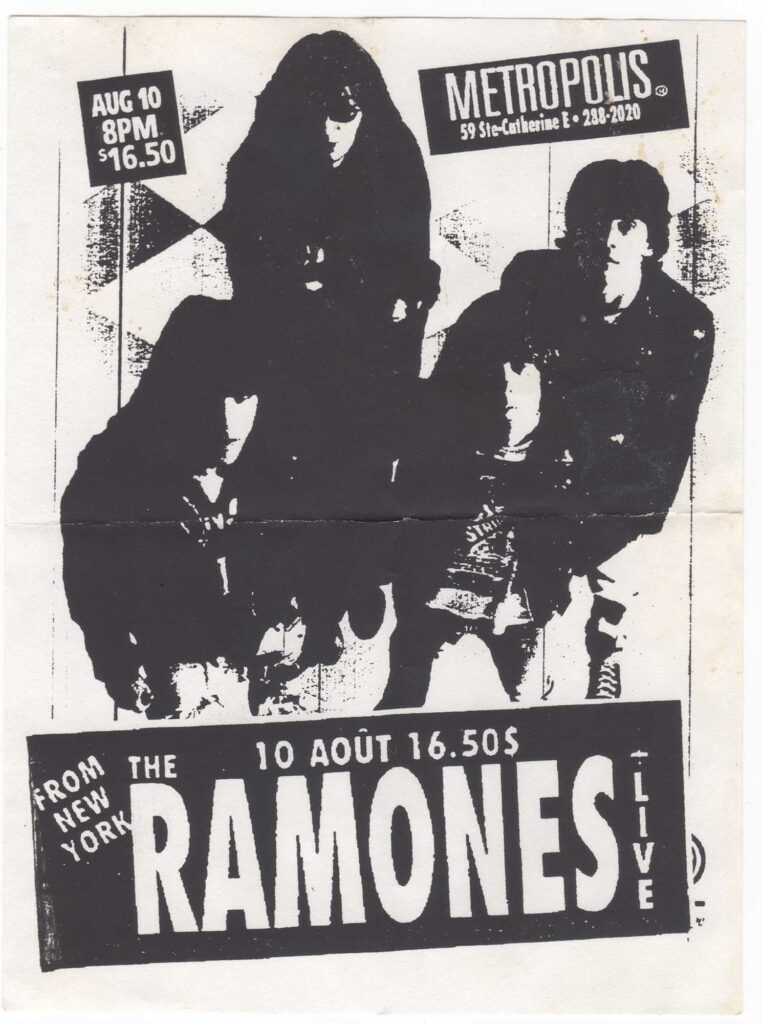 THE RAMONES LIVE