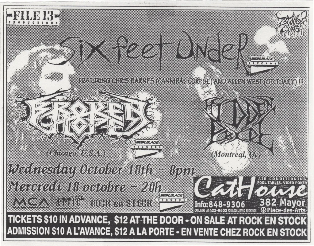 SIX FEET UNDER BROKEN HOPE HIDDEN PRIDE