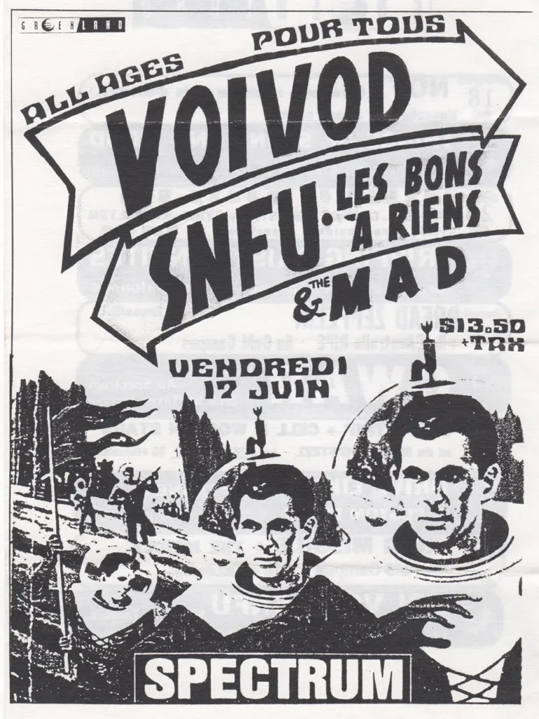 VOÏVOD SNFU LES BONS À RIEN THE MAD