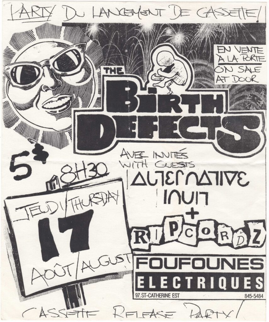 BIRTH DEFECTS ALTERNATIVE INUIT RIPCORDZ