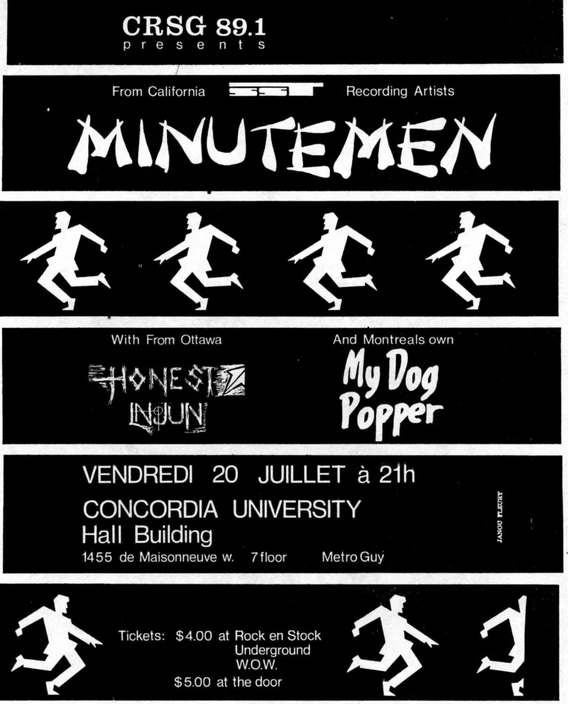 MINUTEMEN HONEST INJUN MY DOG POPPER