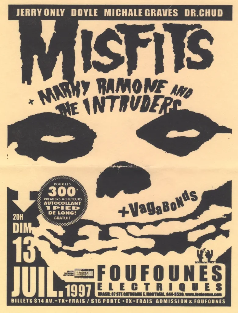 MISFITS MARKY RAMONE & THE INTRUDERS VAGABONDS
