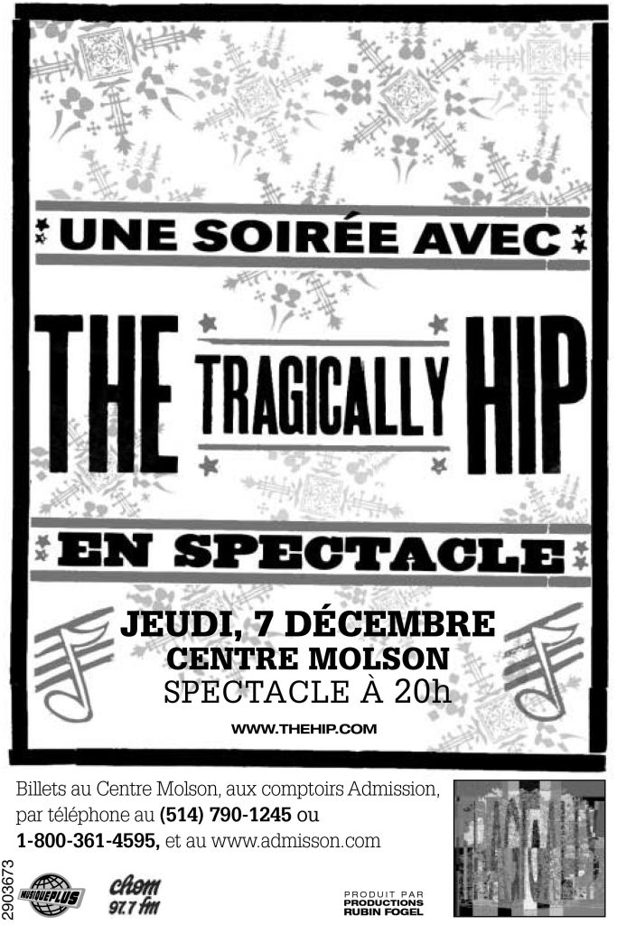 TRAGICALLY HIP