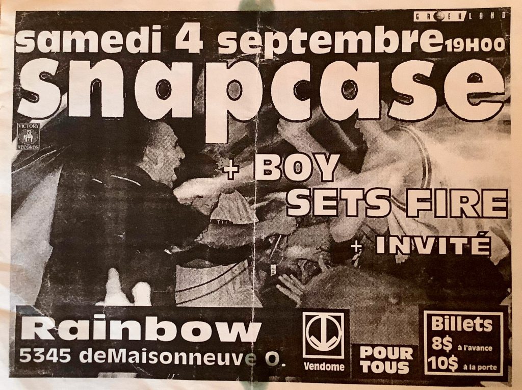 SNAPCASE BOY SETS FIRE