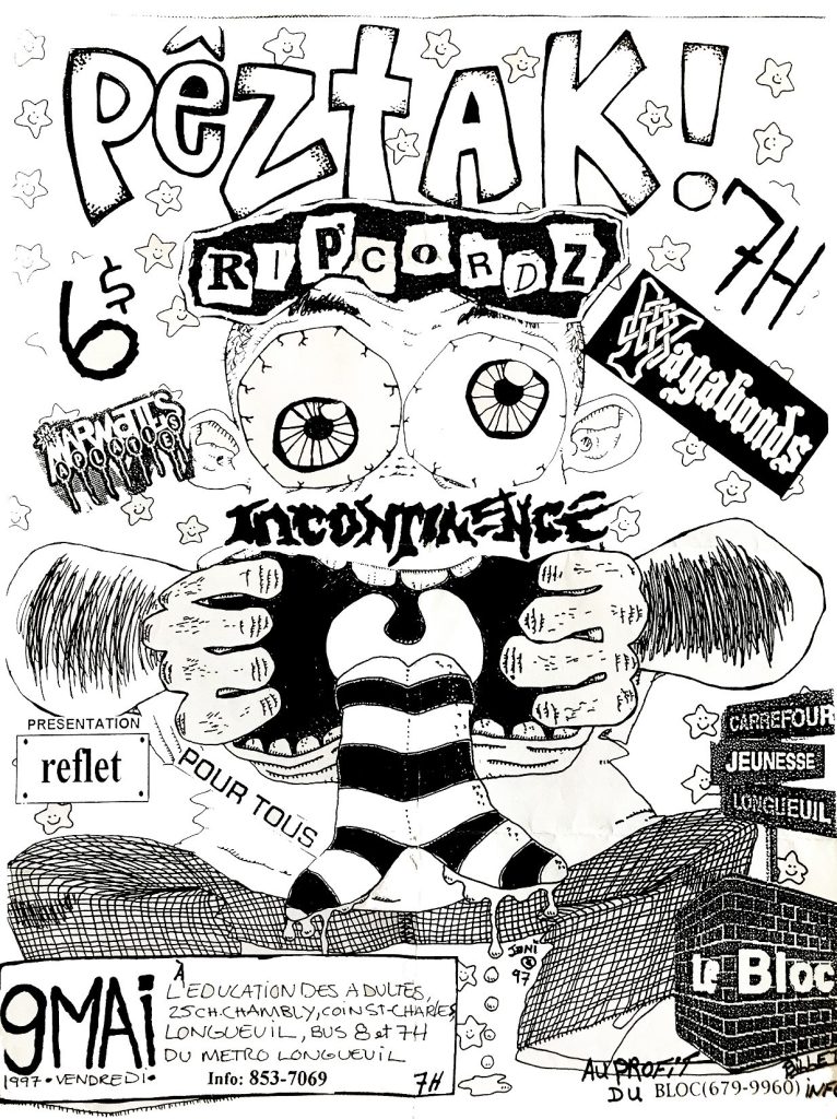 RIPCORDZ VAGABONDS MARMOTTES APLATIES INCONTINENCE