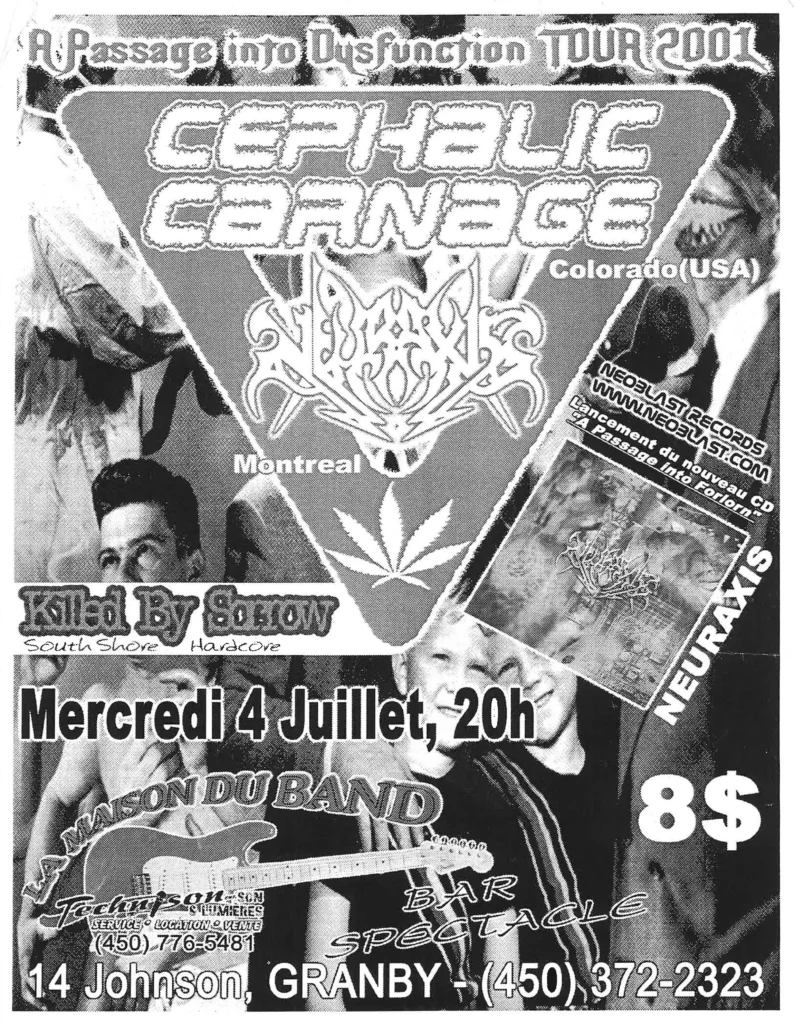 CEPHALIC CARNAGE NEURAXIS KILLED BY SORRO
