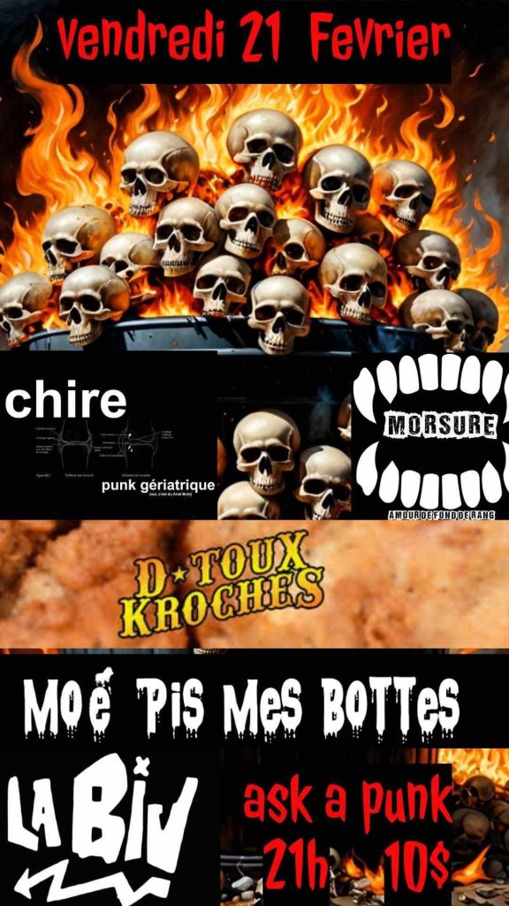 CHIRE MORSURE D TOUX KROCHES MOÉ PIS MES BOTTES