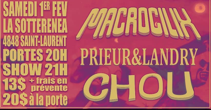 MACROCILIX PRIEUR ET LANDRY CHOU