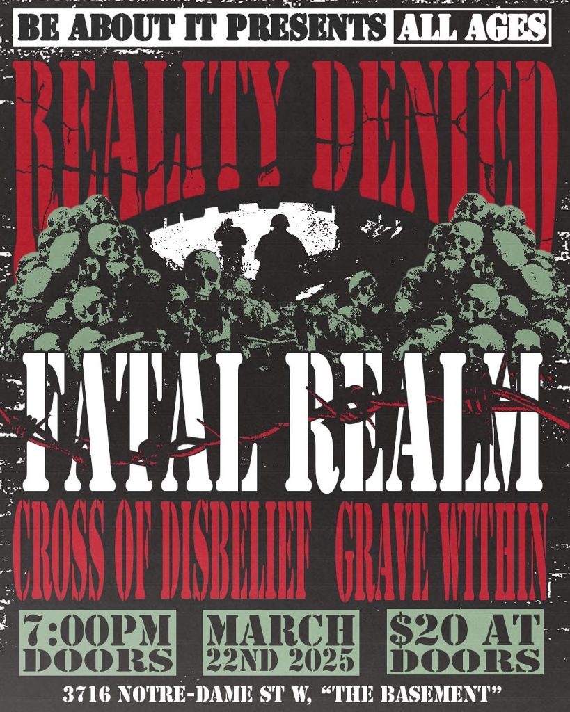 REALITY DENIED FATAL REALM CROSS OF DISBELIEF GRAVE WITHIN