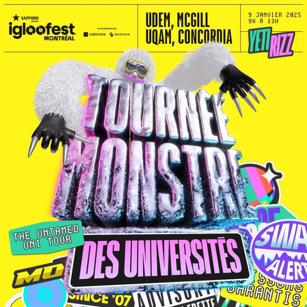 IGLOOFEST TOURNÉES DES UNIVERSITÉS