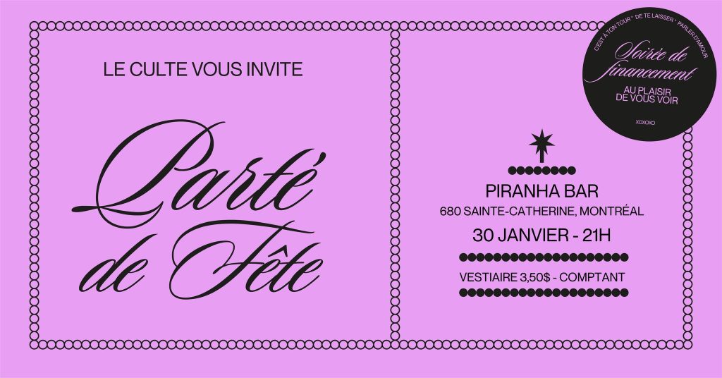 PARTÉ DES FÊTES