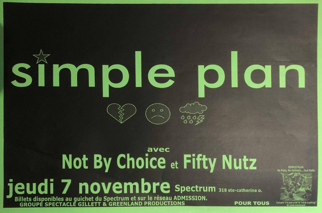SIMPLE PLAN NOT BY CHOICE FIFTY NUTZ