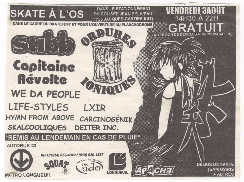 SUBB CAPITAINE REVOLTE ORDURES IONIQUES LIFE STYLES LXIR HYMN FROM ABOVE SKALCOOLIQUES