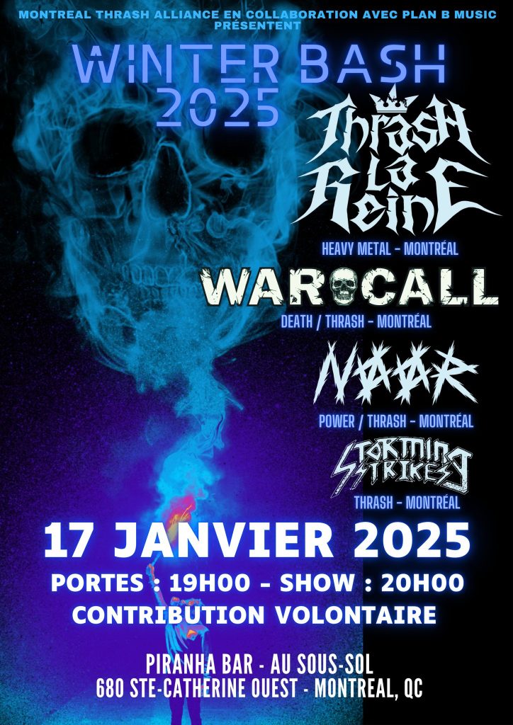 THRASH LA REINE WAR CALL NOOR STORMING STRIKE