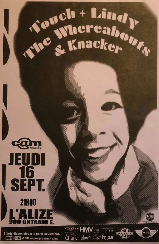 TOUCH LINDY THE WHEREABOUTS KNACKER