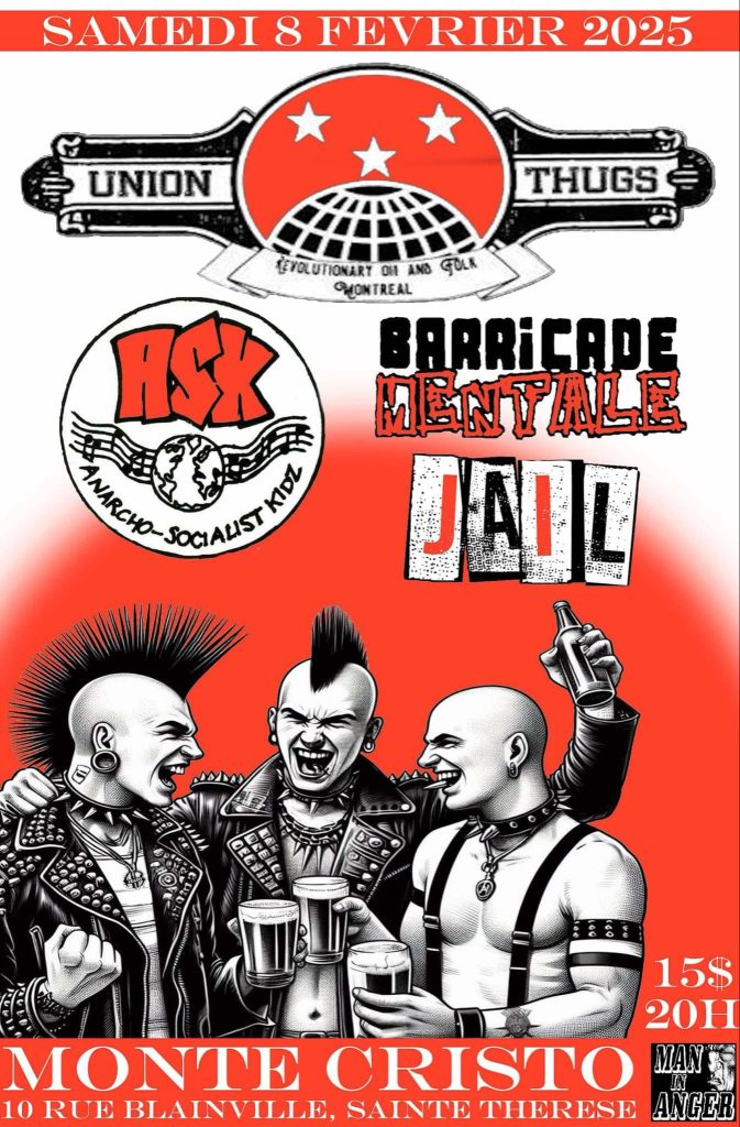 UNION THUGS BARRICADE MENTALE ASK JAIL