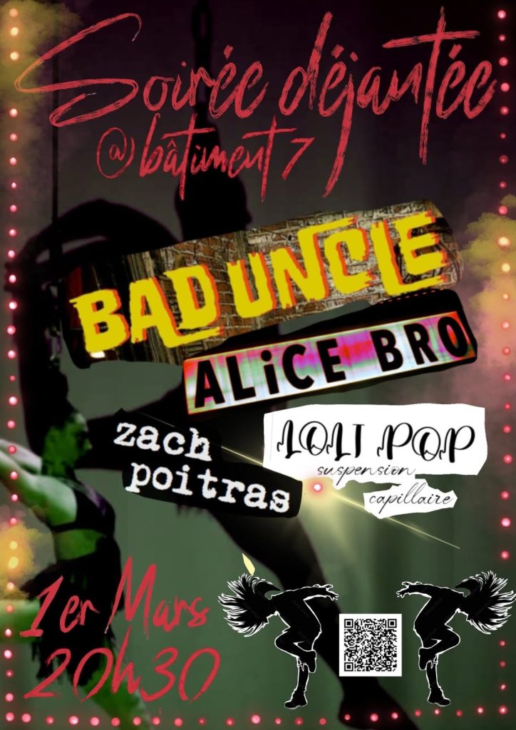 BAD UNCLE ALICE BRO CORSÉ ZACH POITRAS LOLI POP