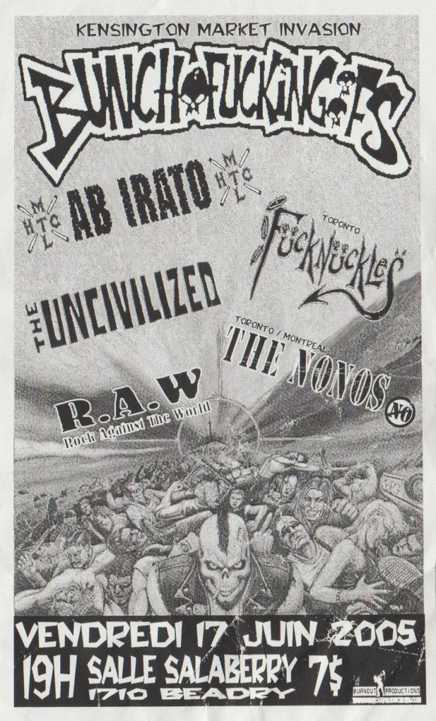 BUNCHOFUCKINGOOFS AB IRATO THE UNCIVILIZED FUCKNUCKLES THE NONOS RAW