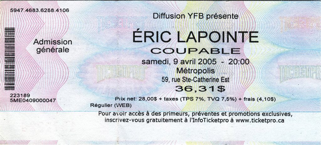 ERIC LAPOINTE