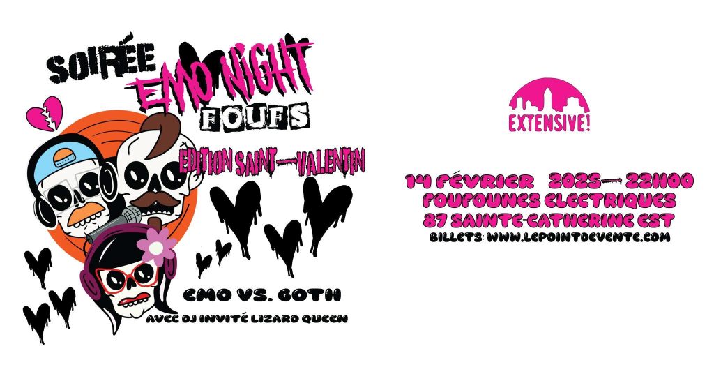 SOIRÉE EMO NIGHT FOUFS