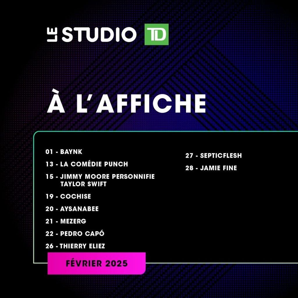 CALENDRIER FÉVRIER STUDIO TD