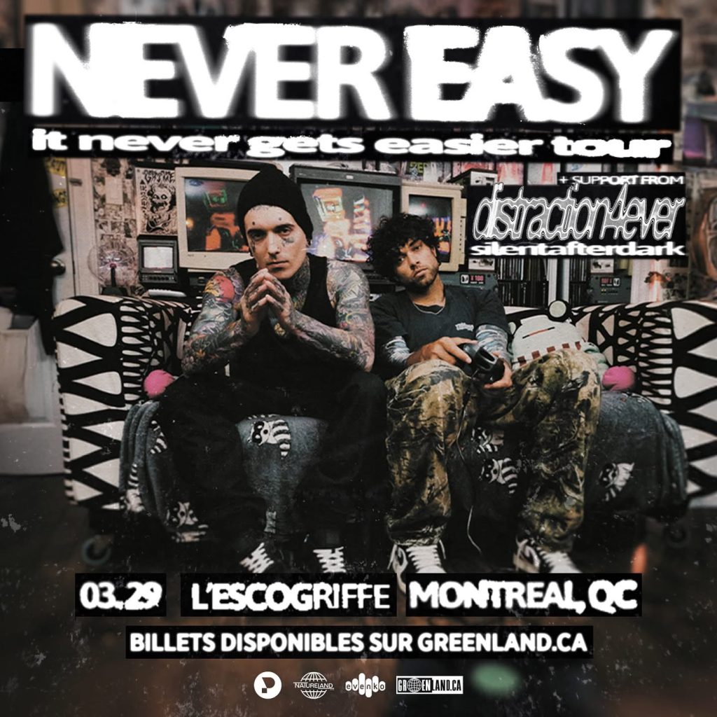 NEVER EASY DISTRACTION4EVER SILENTAFTERDARK