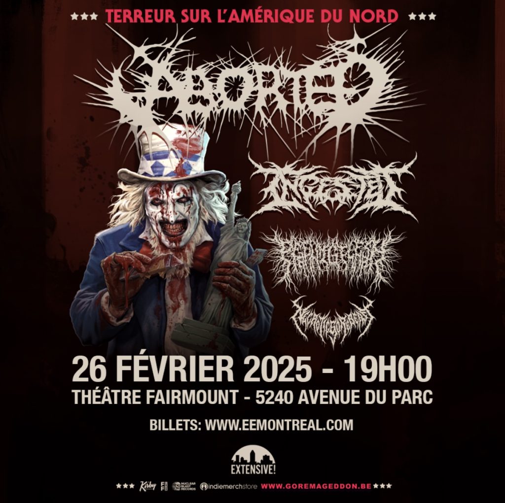 ABORTED INGESTED PEELING FLESH NECROTIC GORE BEAST