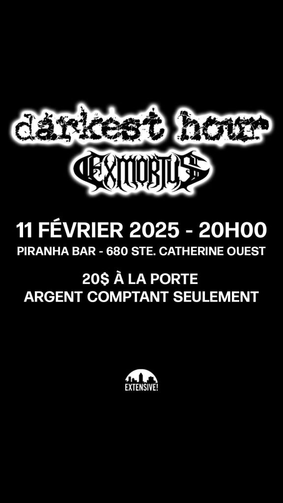 DARKEST HOUR EXMORTUS