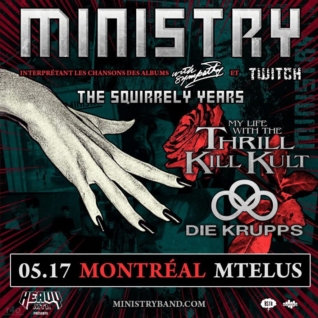 MINISTRY MY LIFE WITH THE THRILL KILL KULT DIE KRUPPS