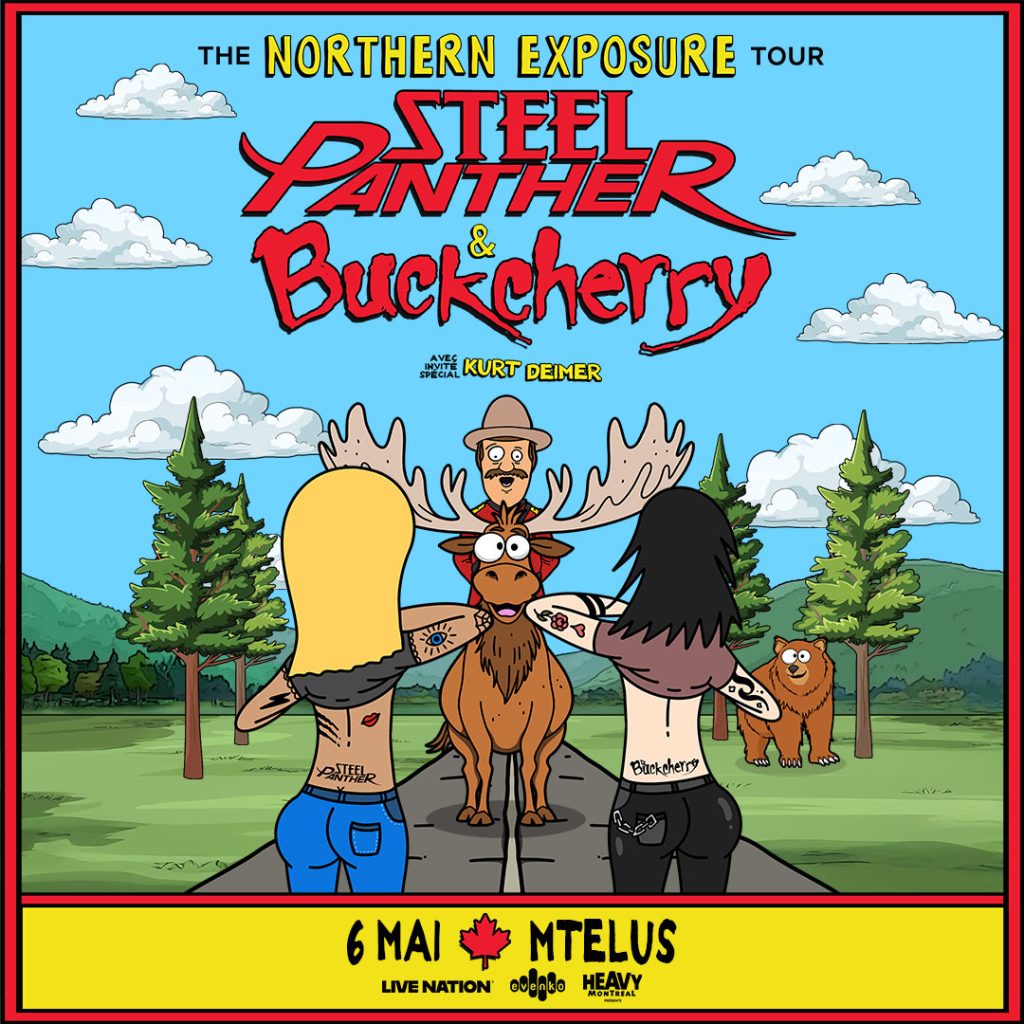 STEEL PANTHER BUCKCHERRY KURT DEIMER