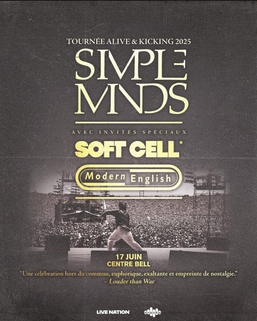 SIMPLE MINDS SOFT CELL MODERN ENGLISH