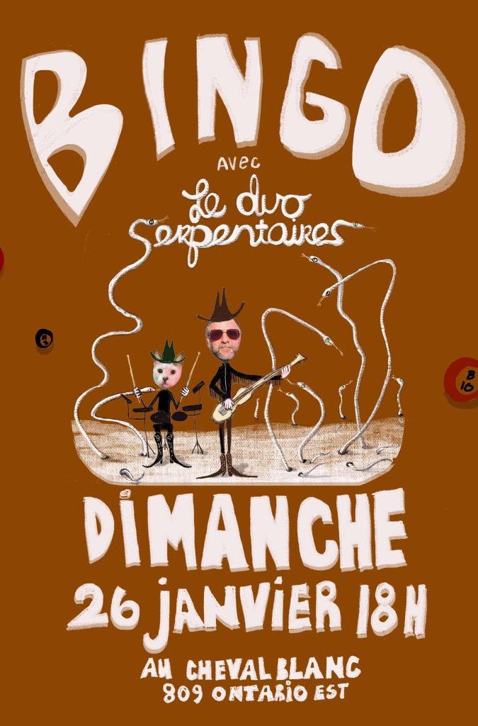 BINGO AVEC LE DUO SERPENTAIRES