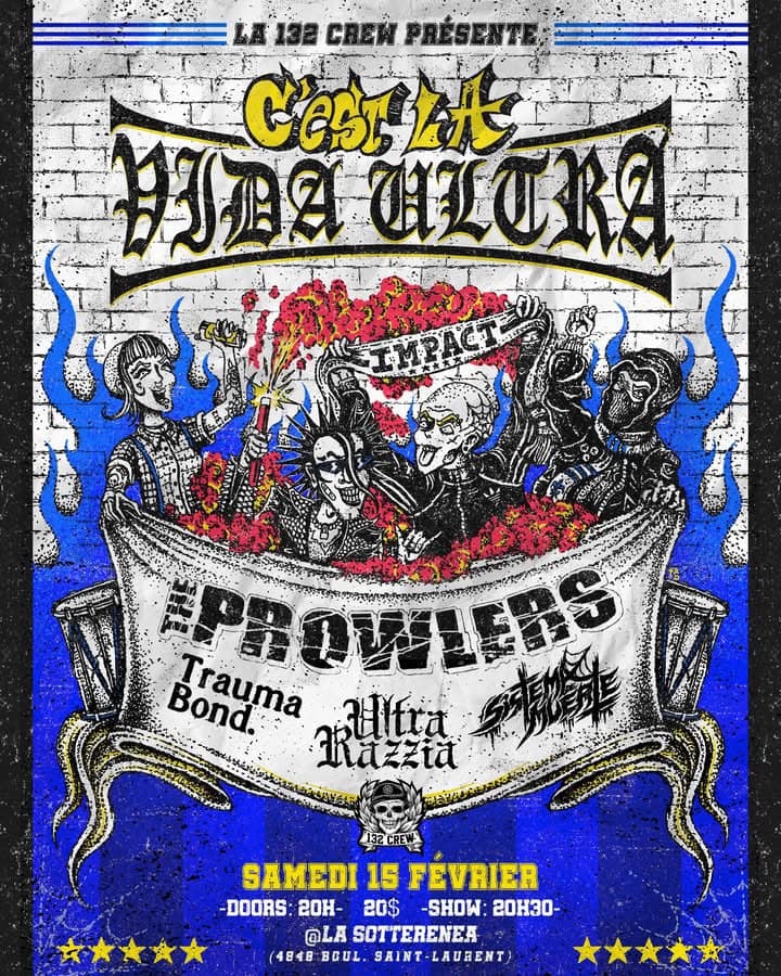 THE PROWLERS ULTRA RAZZIA SISTEMA DE MUERTE TRAUMA BOND