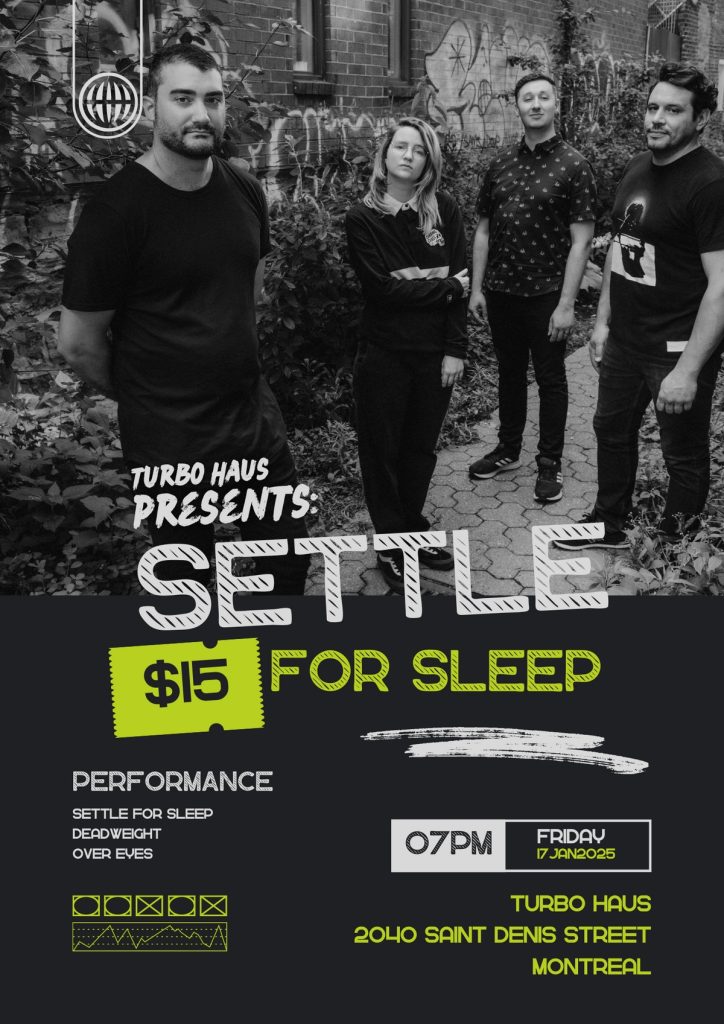 SETTLE FOR SLEEP DEADWEIGHT OVER EYES