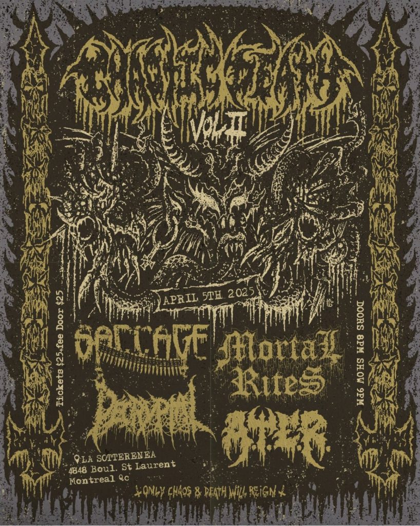 SACCAGE MORTAL RITES DECRYPTAL ATER