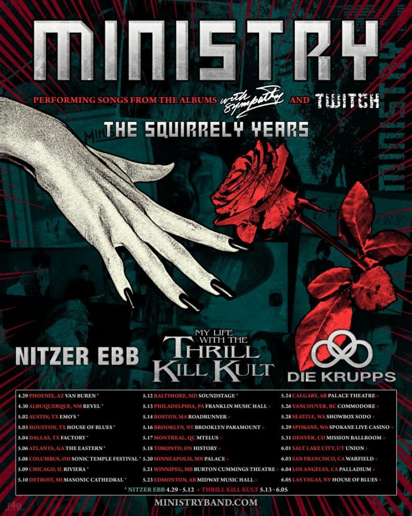 MINISTRY MY LIFE WITH THE THRILL KILL KULT DIE KRUPPS