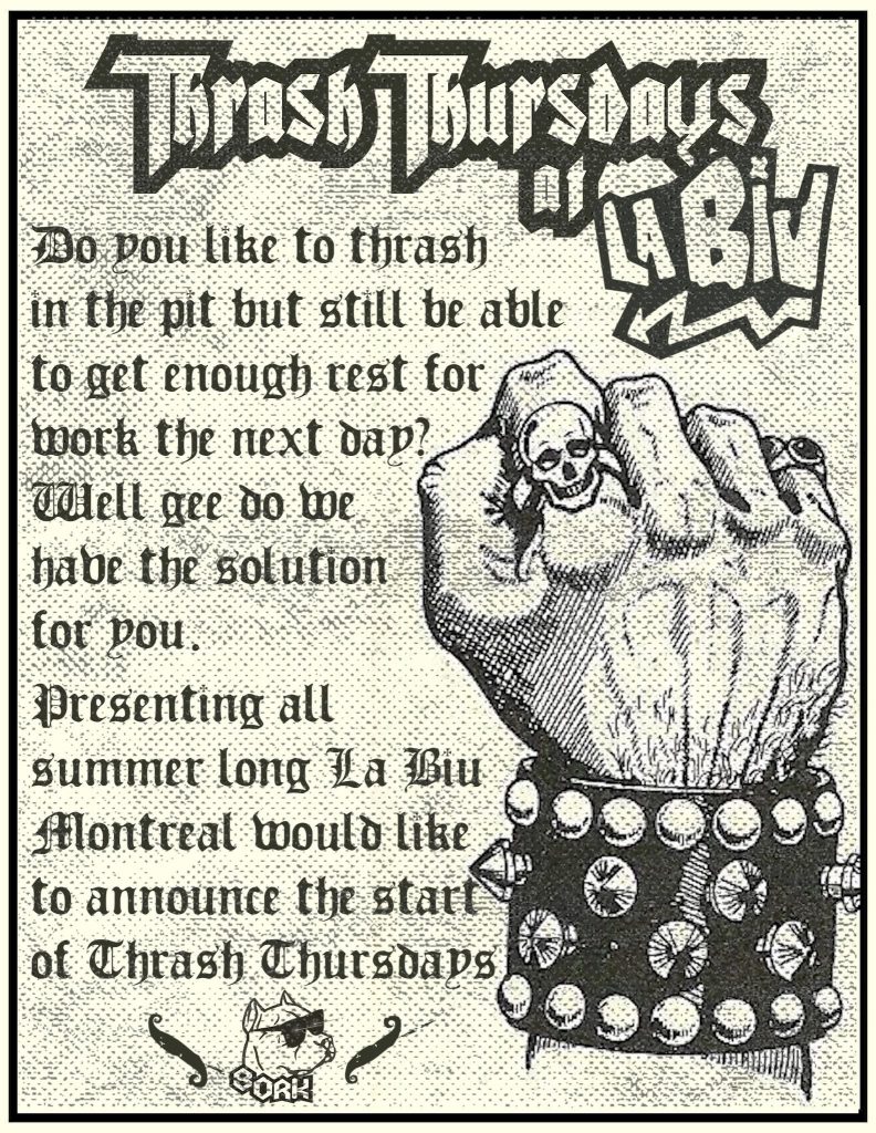 THRASH THURSDAYS