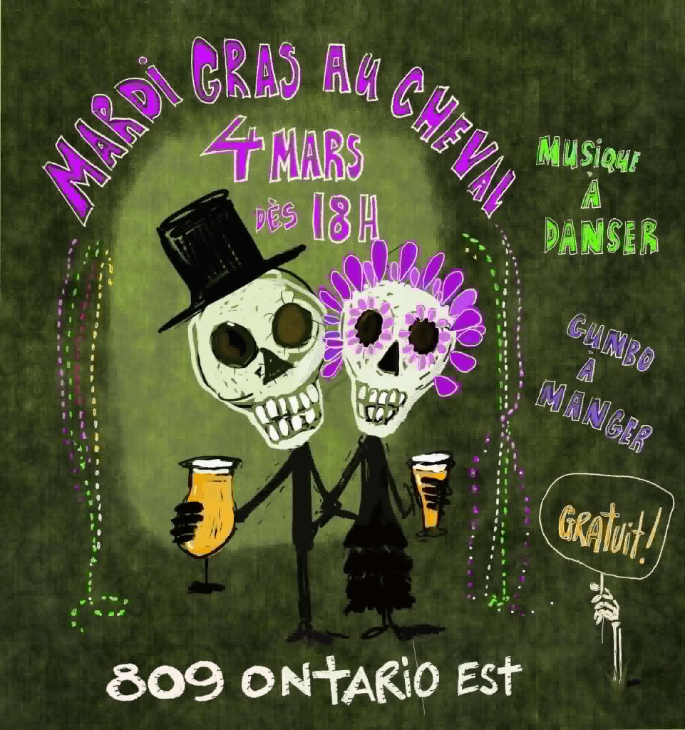 MARDI GRAS AU CHEVAL BLANC