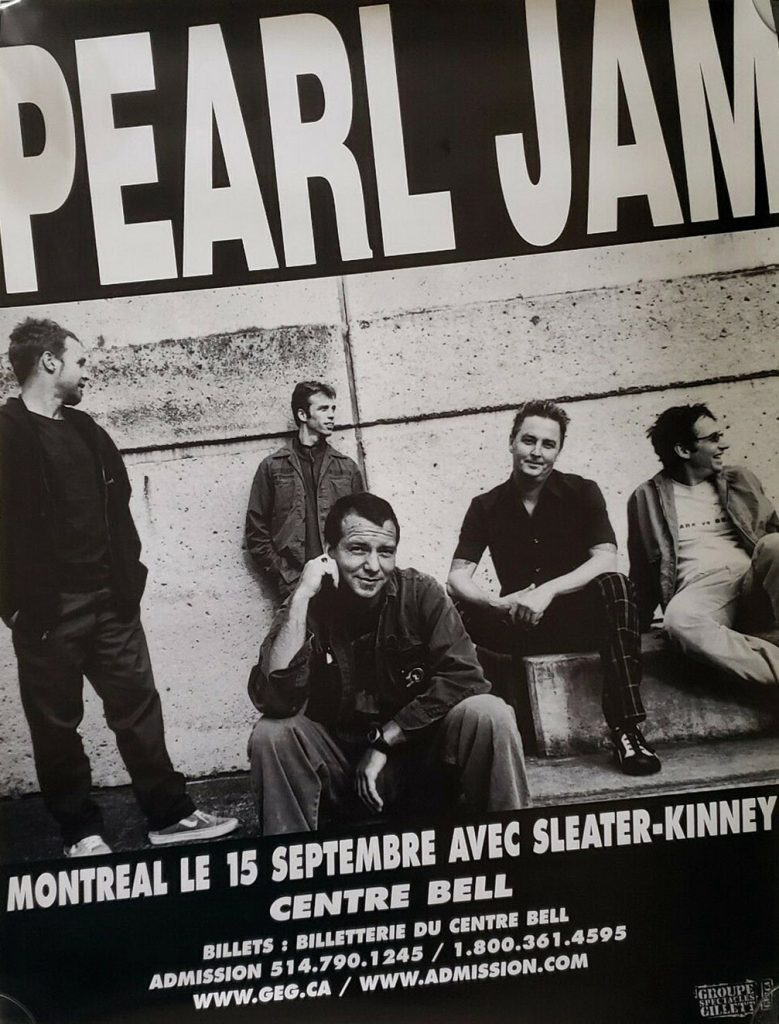 PEARL JAM SLEATER-KINNEY