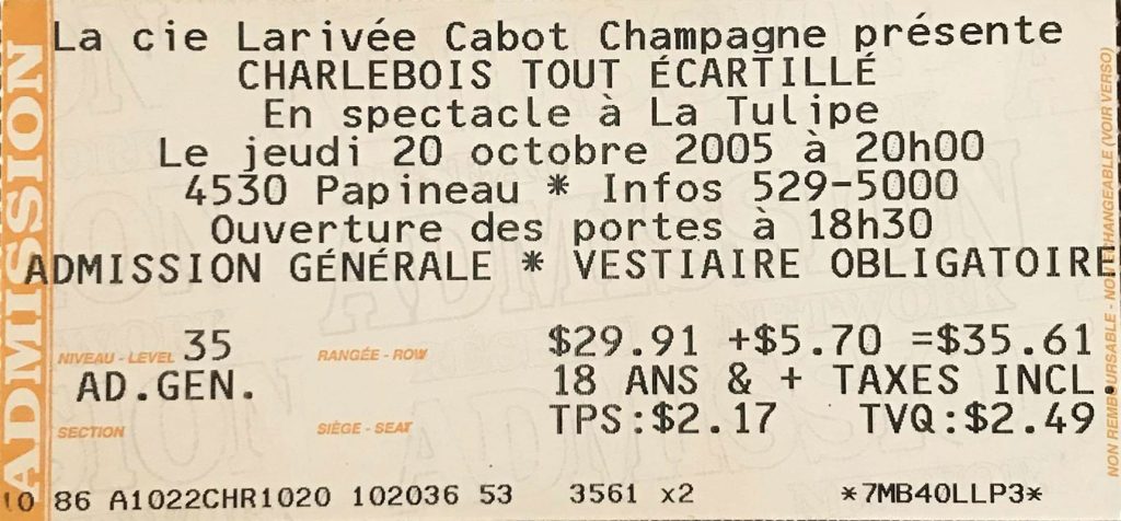 ROBERT CHARLEBOIS