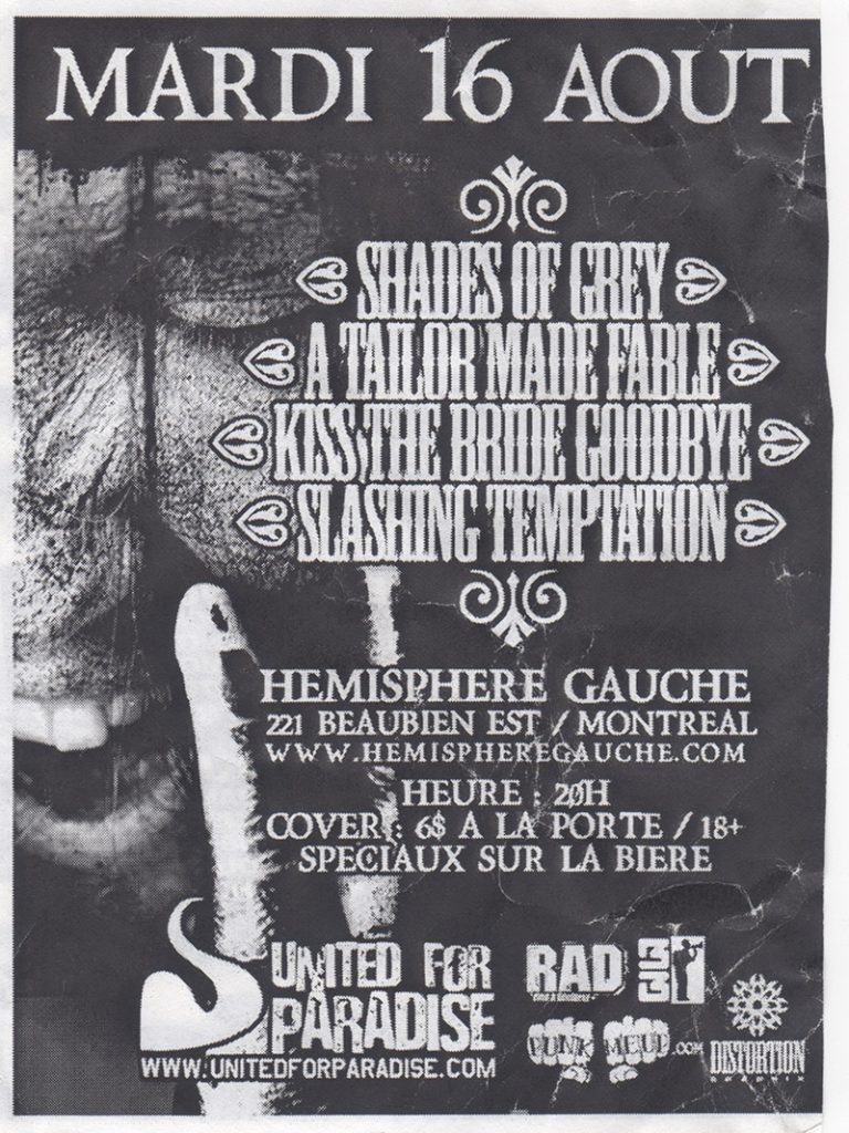 SHADES OF GREY TAILOR MADE FABLE KISS THE BRIDE GOODBYE SLASHING TEMPTATION