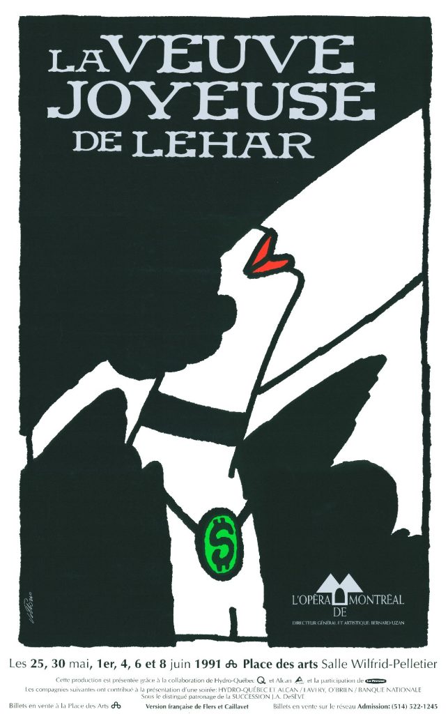 OPÉRA DE MONTRÉAL : LEHAR LA VEUVE JOYEUSE