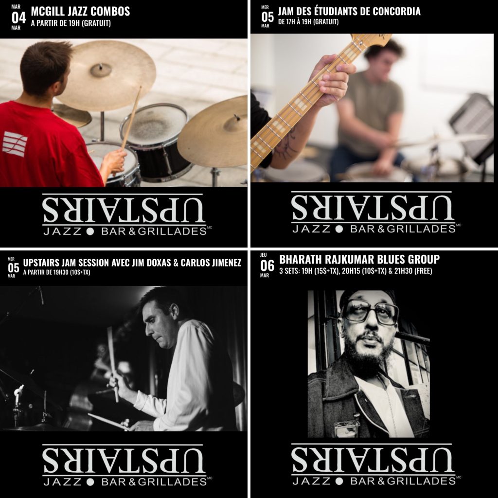 JIM DOXAS CARLOS JIMENEZ BHARATH & HIS RHYTHM FOUR CONCORDIA MCGILL JAM SESSION