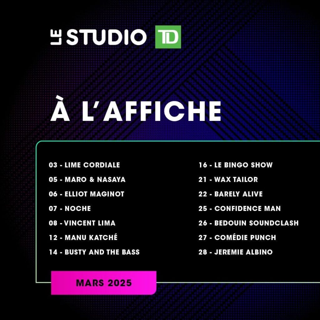 CALENDRIER MARS STUDIO TD