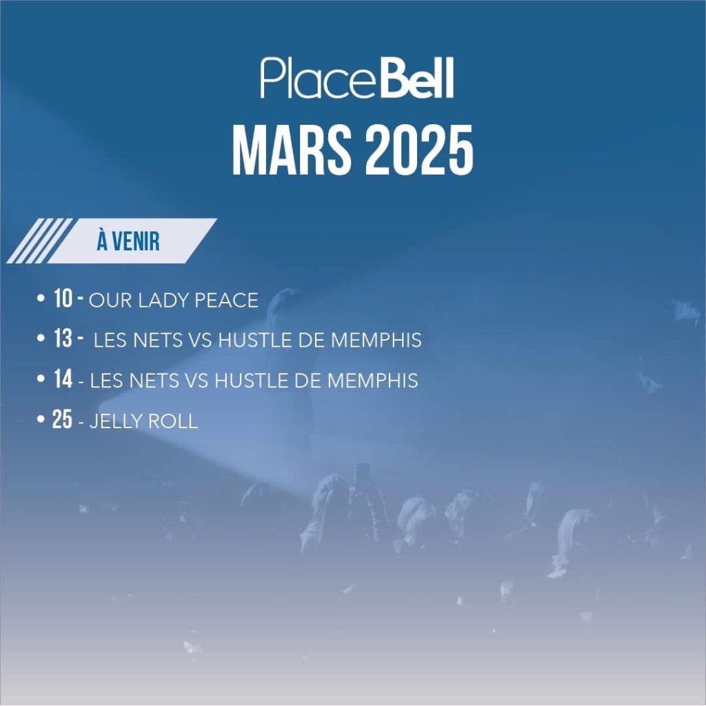 CALENDRIER MARS PLACE BELL