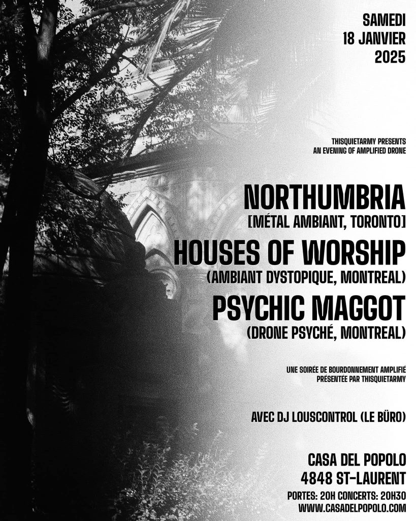 NORTHUMBRIA HOUSES OF WORSHIP PSYCHIC MAGGOT